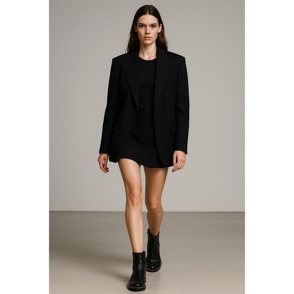 Schutz Black Leather Studded Ankle Boots Women’s 9.5B Rocker Moto Booties Brazil - Picture 13 of 13